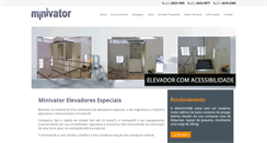 Desktop Screenshot of minivator.com.br